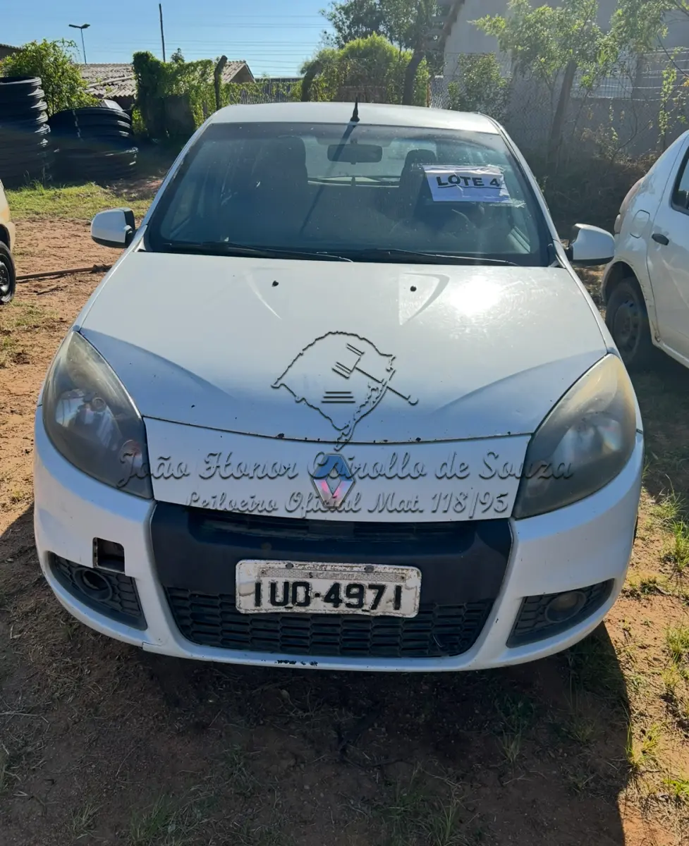 Renault Sandero 2013 Branco Flex Conservado