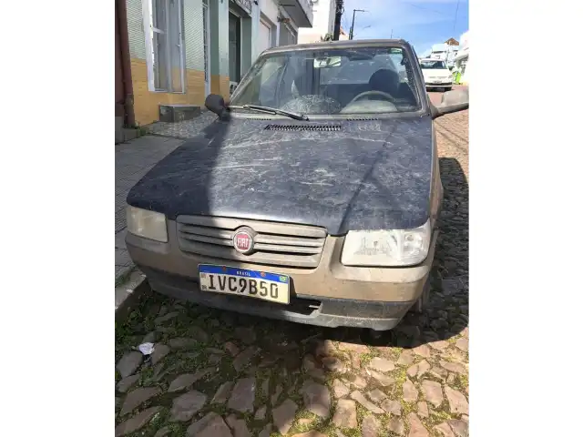 FIAT UNO MILLE ECONOMY - PLACA ICV-9B50 - BAGÉ/RS