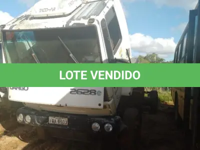 LOTE 0004 - UM CAMINHÃO FORD/CARGO/ NO CHASSI 2628 E, PLACA IQA8318, ANO 2009, COR BRANCA