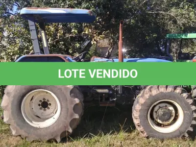 LOTE 002 - TRATOR NEW HOLLAND - ANO 2009