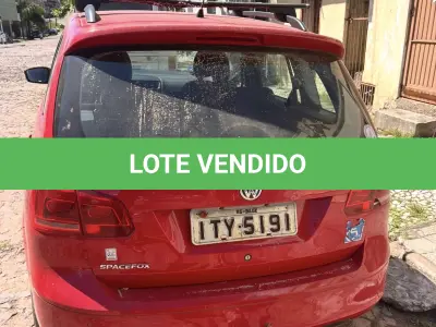 LOTE 001 - VW/SPACEFOX SPORT QII, PLACA ITY-5191, 2013