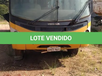 LOTE  - UM ÔNIBUS ESCOLAR VW 15.190, ANO 2012