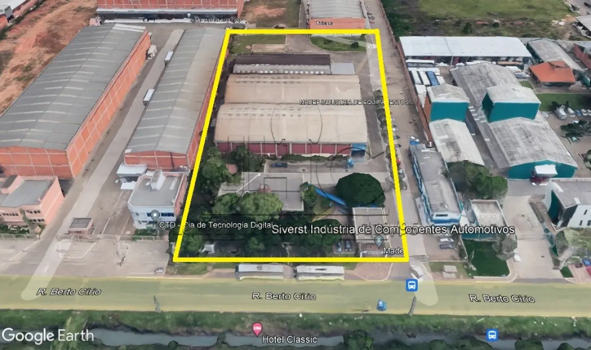 LOTE 001 - UM COMPLEXO DE PAVILHÕES INDUSTRIAIS EM CANOAS/RS - ÁREA DE 10.174,50 M²