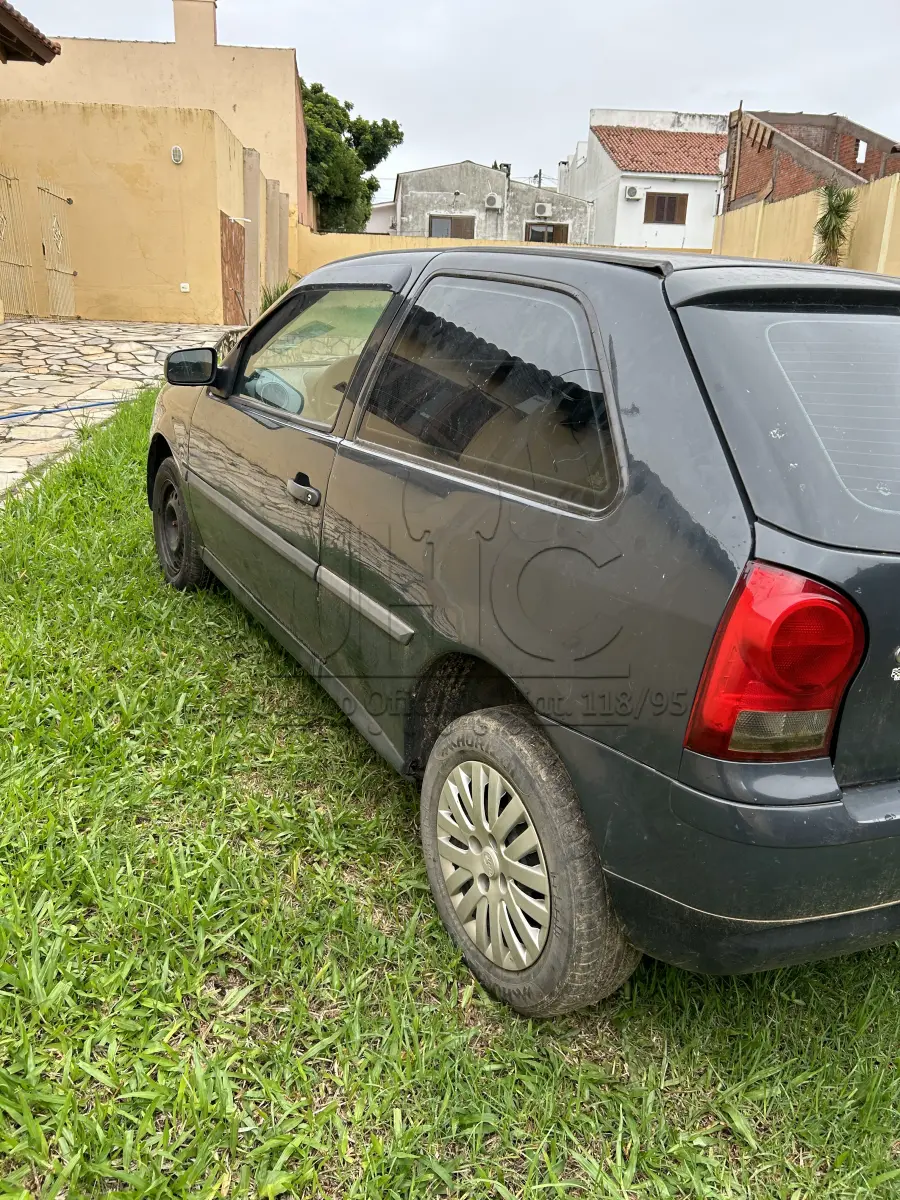 LOTE 001 - UM VEÍCULO VW/GOL 1.0, ANO/MODELO 2007/2008, PLACA MEC-1E96, COR CINZA