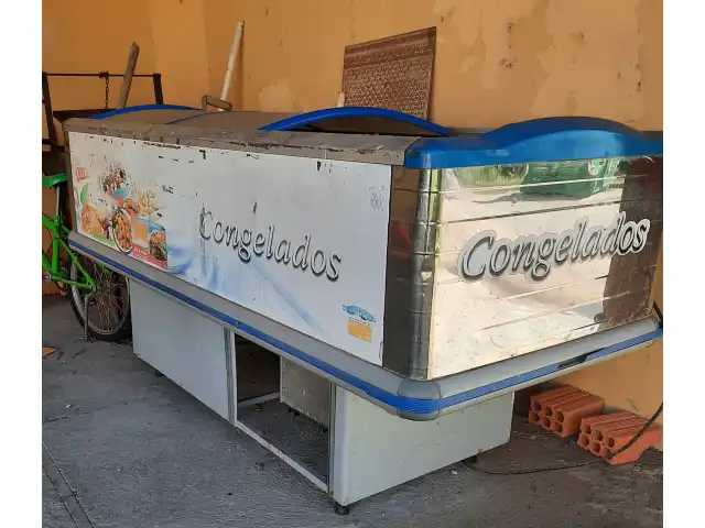 UM FREEZER ILHA COM MOTOR AVARIADO