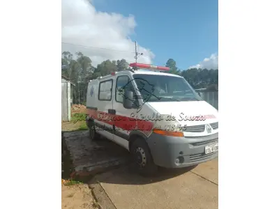 LOTE 0003 - UMA AMBULÂNCIA RENAULT/M GREENCAR AMB, PLACA ITL6108, ANO 2012, COR BRANCA