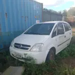 LOTE 0005 - UM AUTOMÓVEL GM/MERIVA, PLACA ILR8782, ANO 2004, COR BRANCA