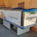 LOTE 000 - UM FREEZER ILHA PARA CONSERVAÇÃO DE CONGELADOS - MOTOR AVARIADO