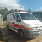 LOTE 0003 - UMA AMBULÂNCIA RENAULT/M GREENCAR AMB, PLACA ITL6108, ANO 2012, COR BRANCA