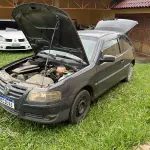 LOTE 001 - UM VEÍCULO VW/GOL 1.0, ANO/MODELO 2007/2008, PLACA MEC-1E96, COR CINZA