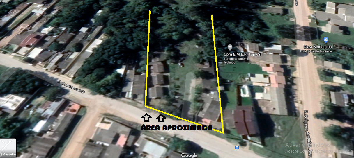 LEILÃO EXTRAJUDICIAL - ÁREA DE 8.088,35 M² COM BENFEITORIAS NA RUA DO ACAMPAMENTO