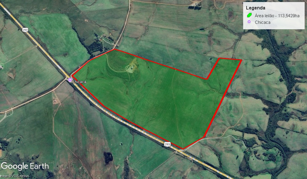 OS DIREITOS AQUISITIVOS DE UMA FRAÇÃO DE CAMPO - ÁREA DE 113,5429 HECTARES COM BENFEITORIAS - PASSO DO ALONSO - DOM PEDRITO/RS